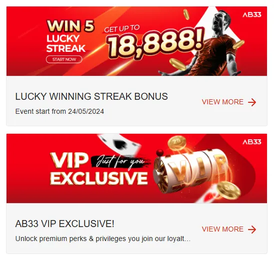 Available Sportsbook Promotions