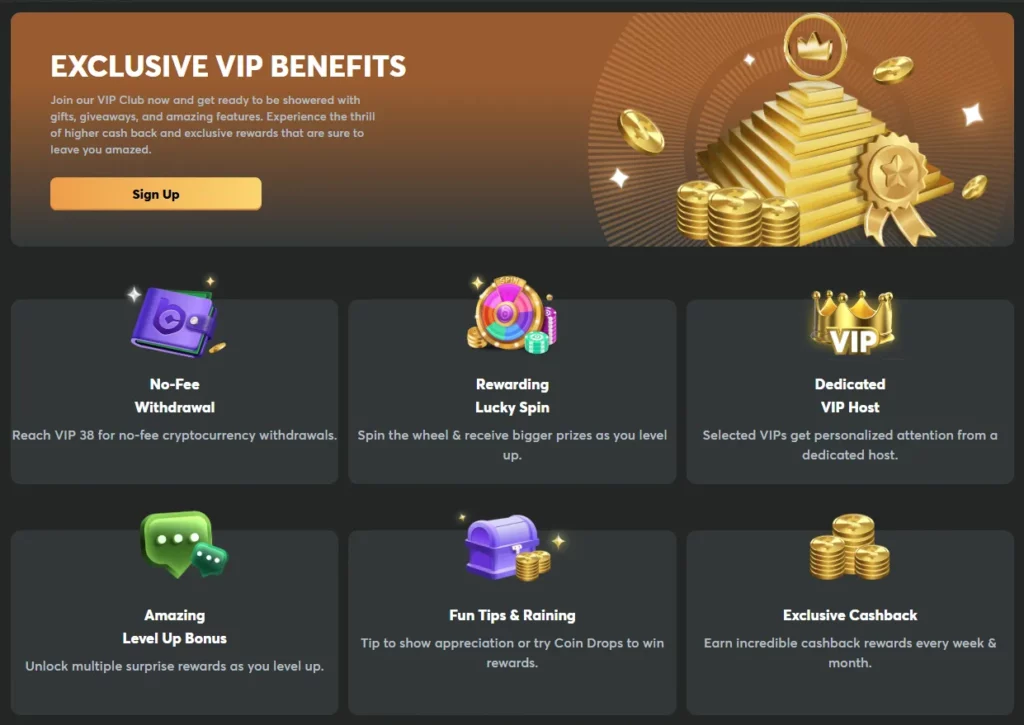 VIP Rewards Loyalty Benefits
