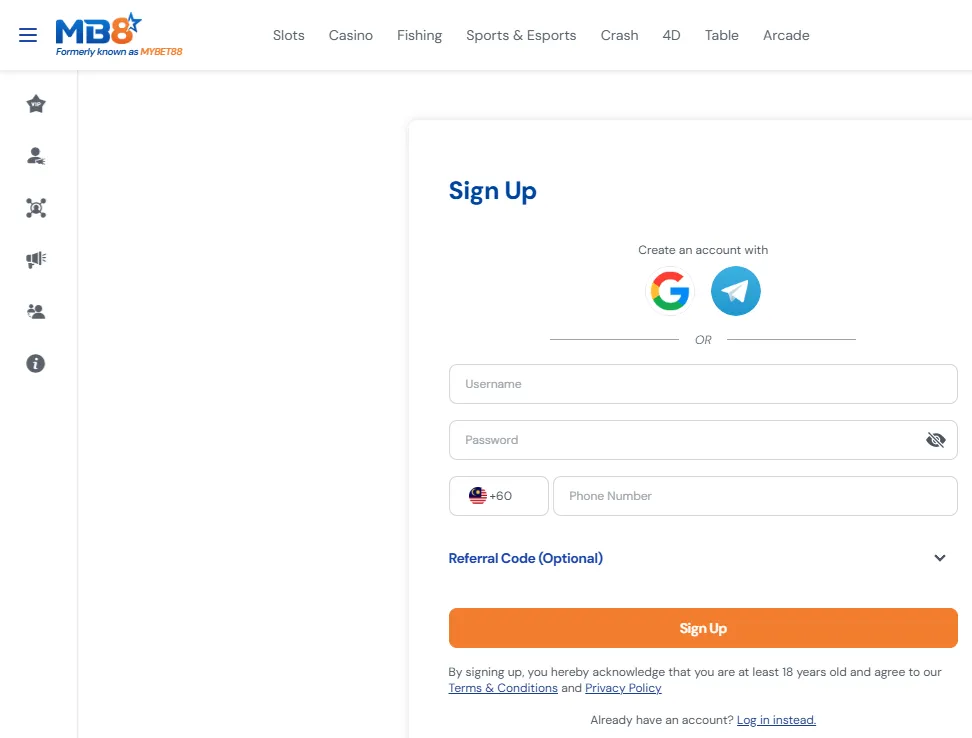 Account Creation