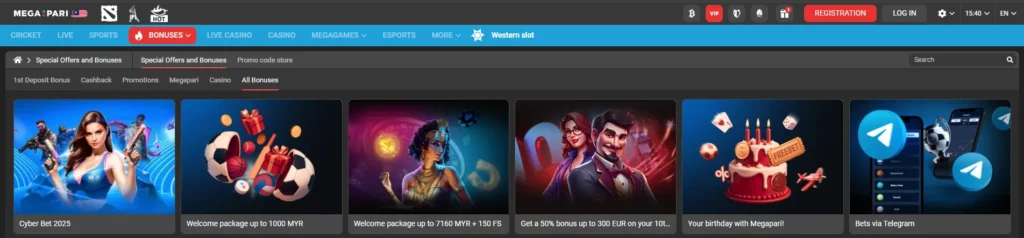 Bonuses and Promotions