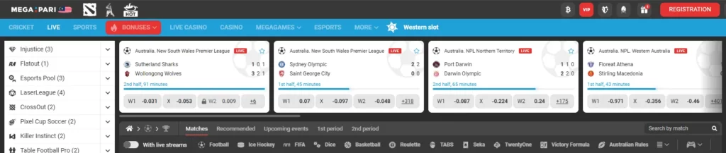 Live Betting