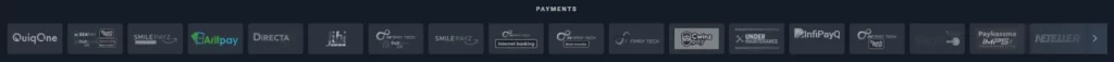 Deposit and Withdrawal Options