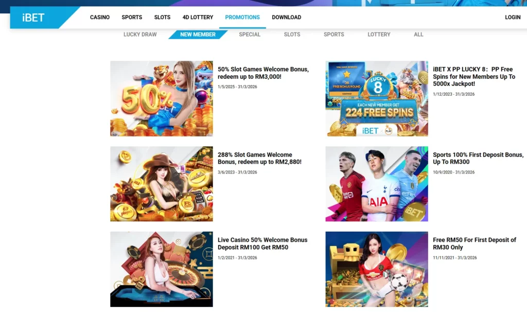 i8 iBET Malaysia Ongoing Promotions
