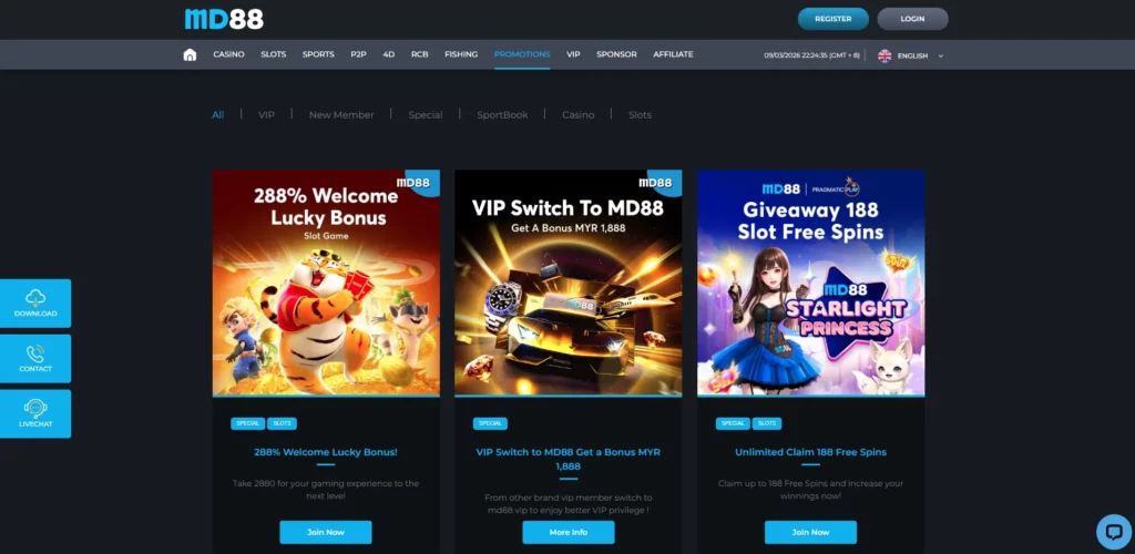 MD88 Malaysia Ongoing Promotions