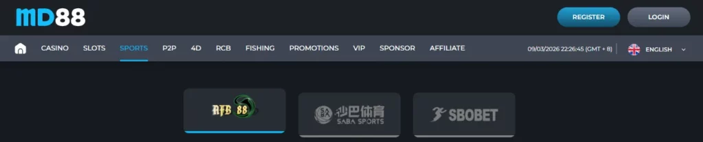MD88 Malaysia Sports Betting