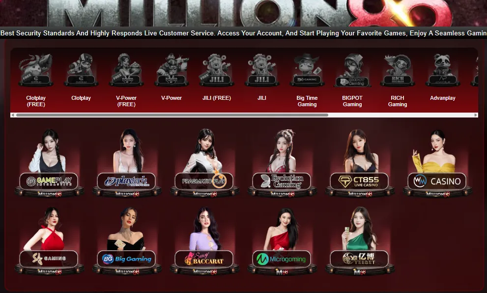 Million88 Malaysia Casino Section