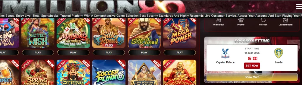 Million88 Malaysia Live Betting