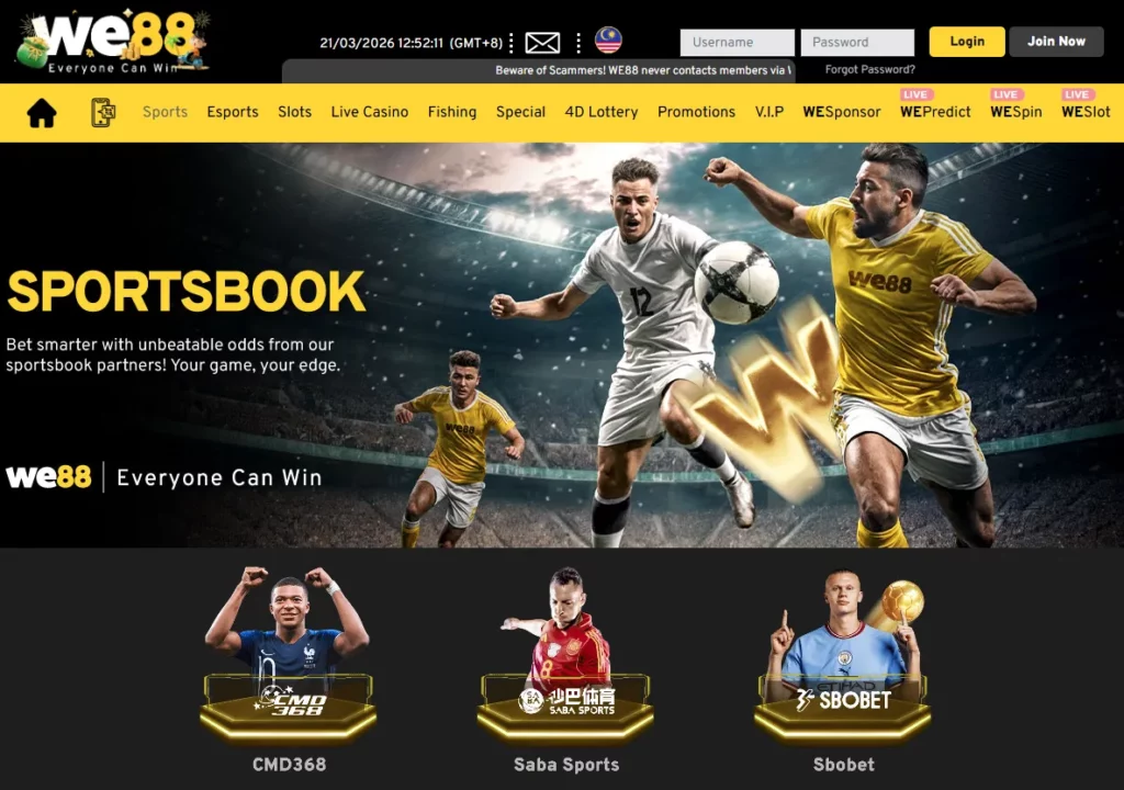 WE88 Malaysia Sports Betting