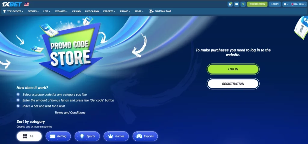 Bookmakers Promo Code 1xBet