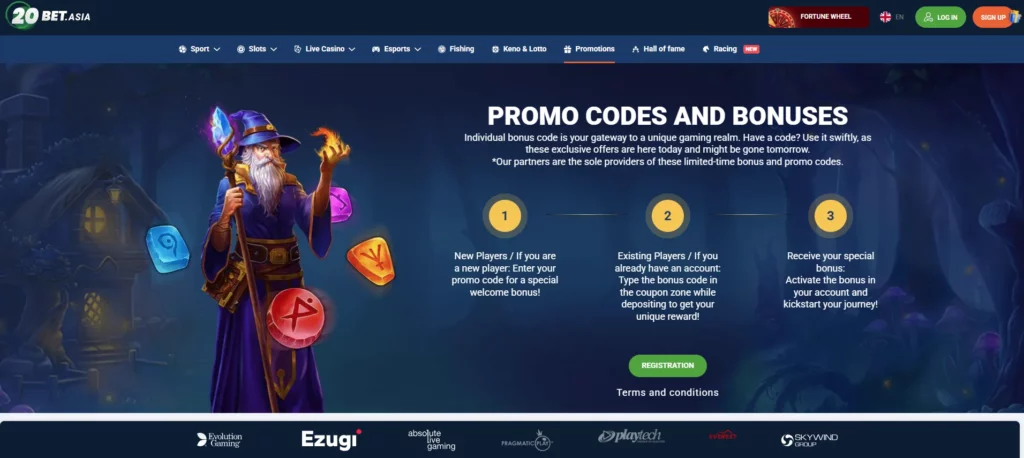 Bookmakers Promo Code 20Bet