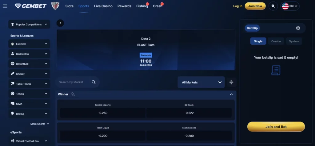 Dota 2 Betting GemBet