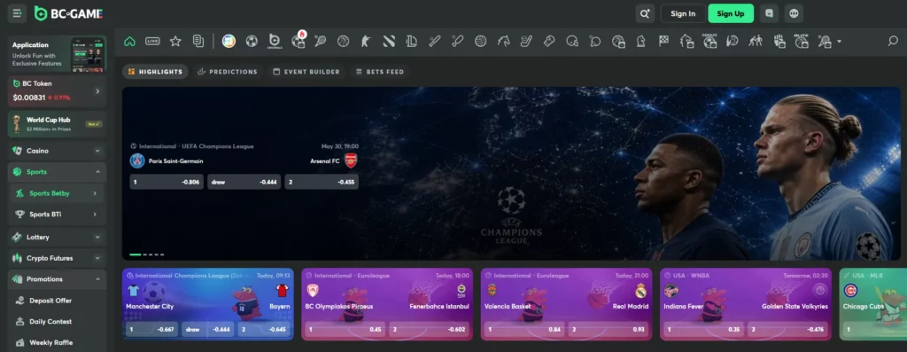 Free Bet Promotions BC.GAME